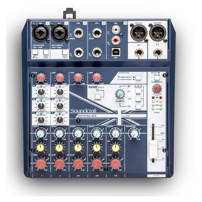 Consola Soundcraft Notepad-8FX Consola Soundcraft Notepad-8FX