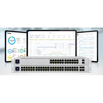 Ubiquiti UniFi Switch USW-24-POE  with 16-Port 802.3at PoE+ 2-Port SFP Layer 2 Switch